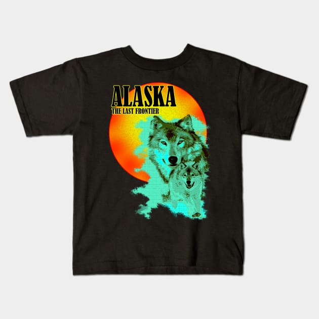 Alaska Wild Kids T-Shirt by dejava